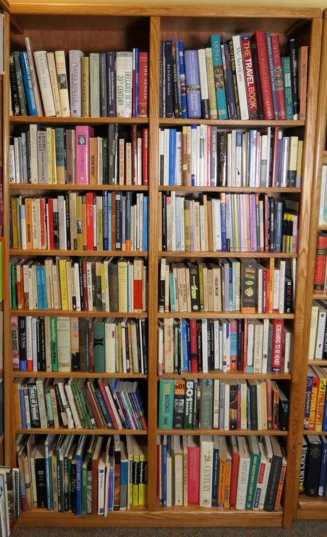 Double Oak Bookcase