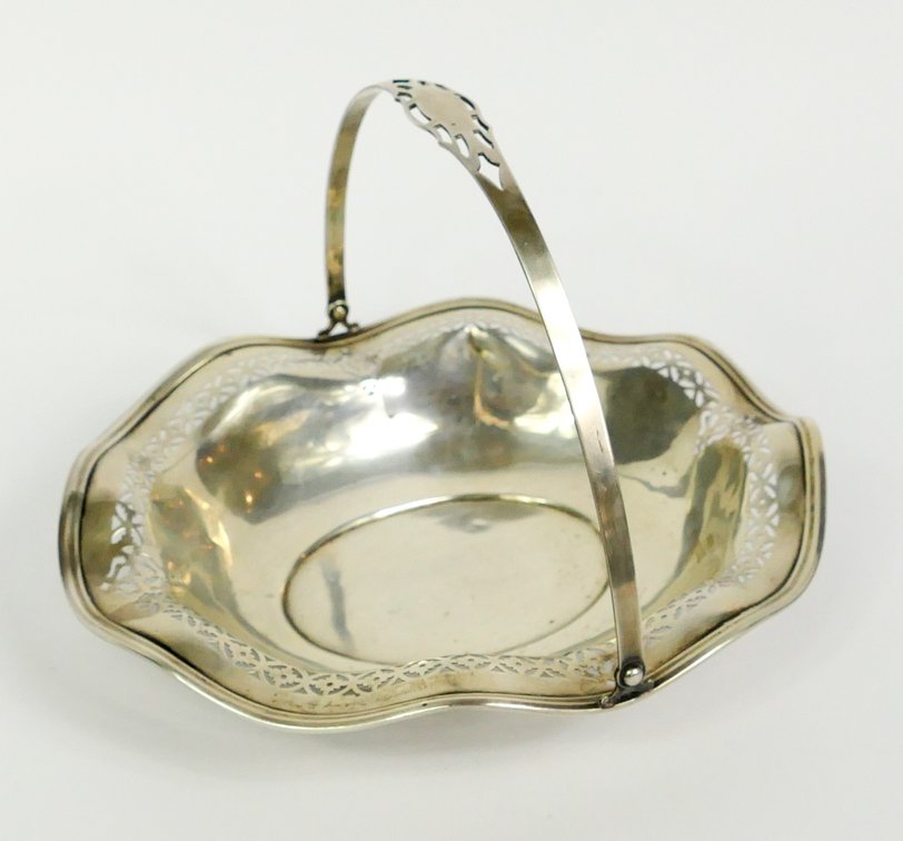 Sterling Silver Serving Basket