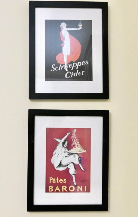 Two Reproduction Advertising Artworks