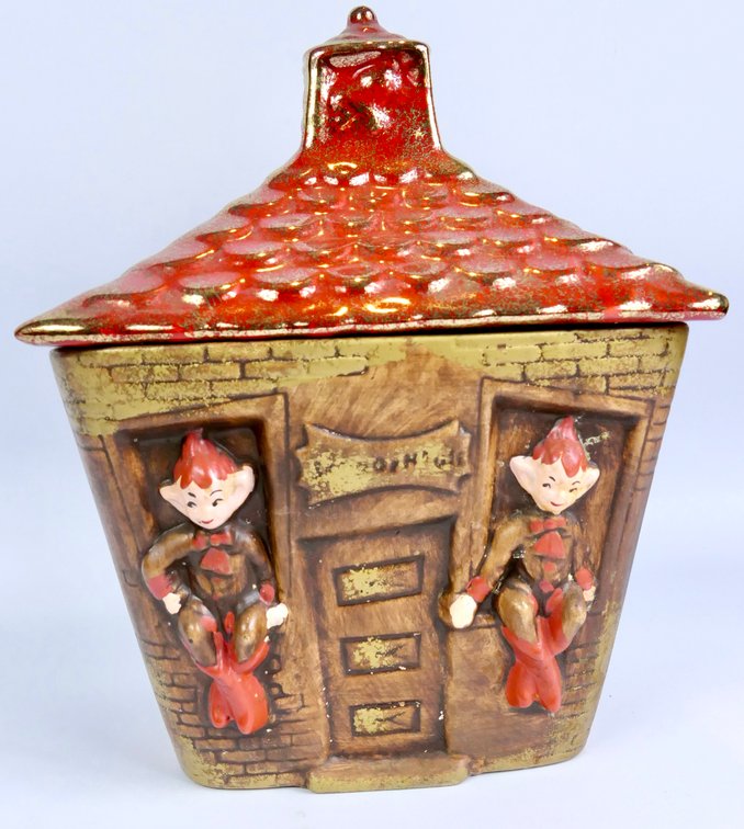 Vintage Pixie Elf Cookie Jar
