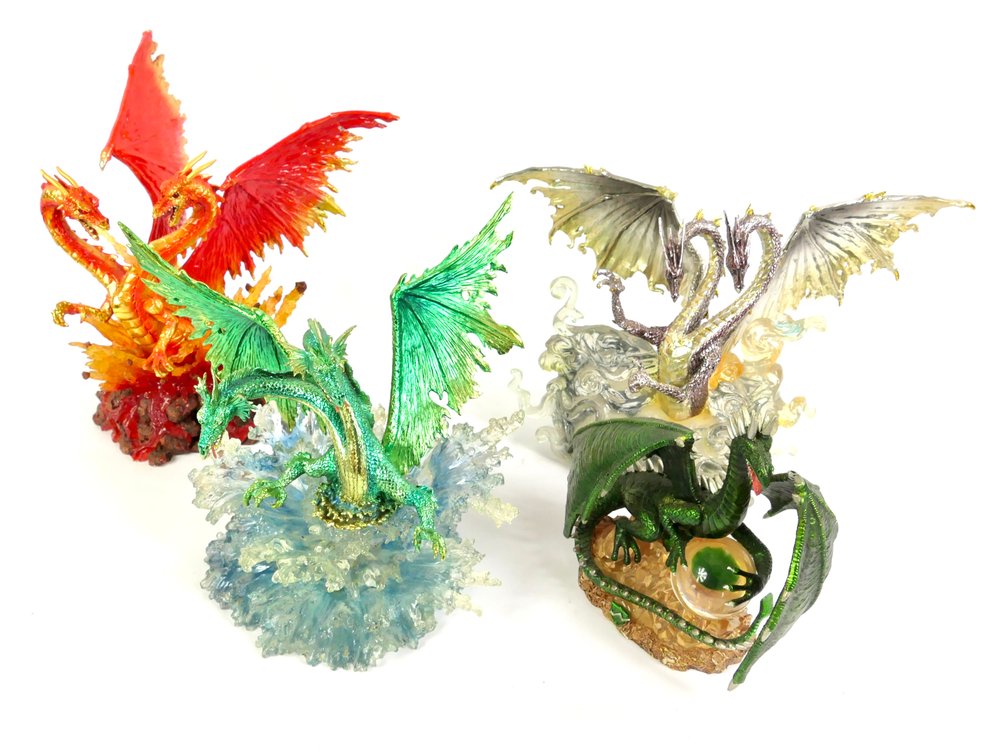 Hamilton Collection "Dragons of the Underworld" Dragon Figures