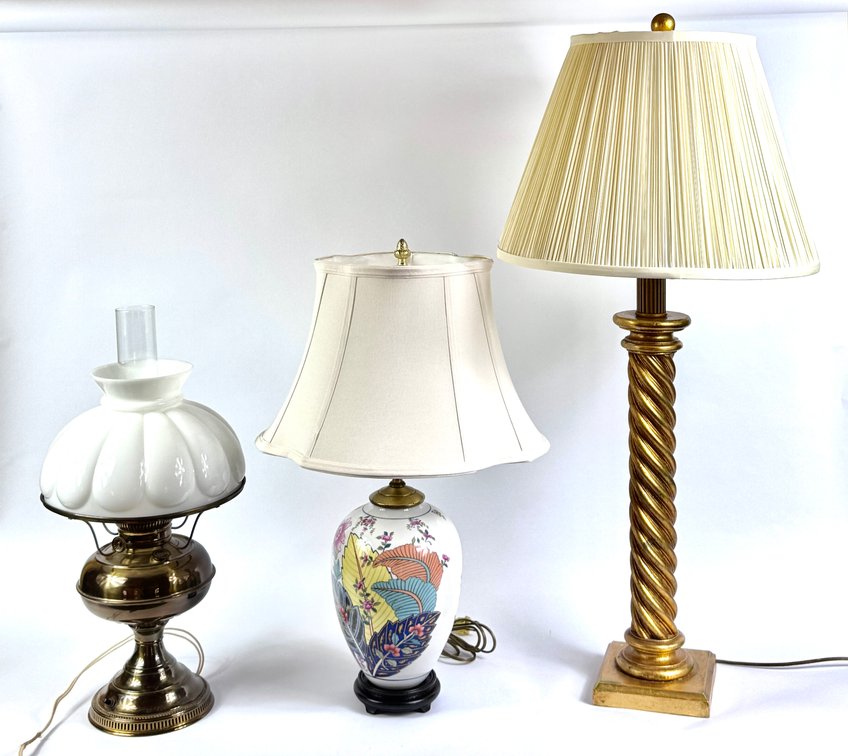 Three Table Lamps