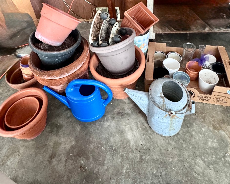 Planters, Watering Cans and Plant Stands