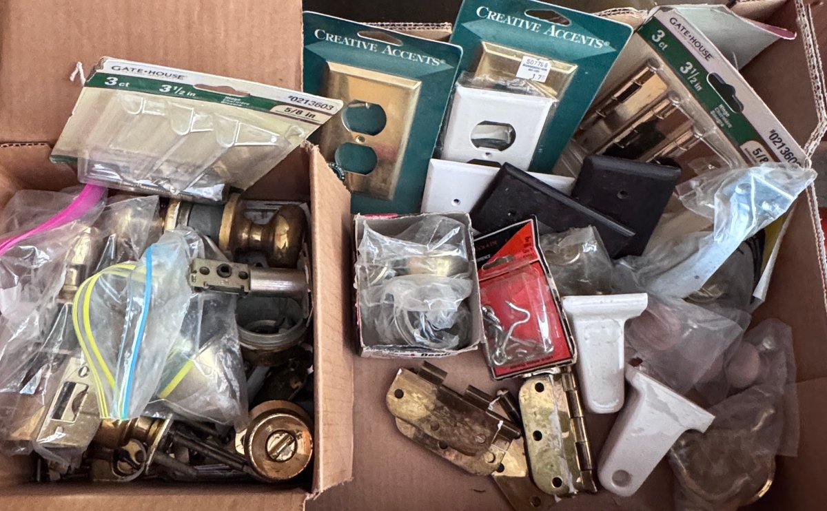 Box of Miscellaneous Hardware