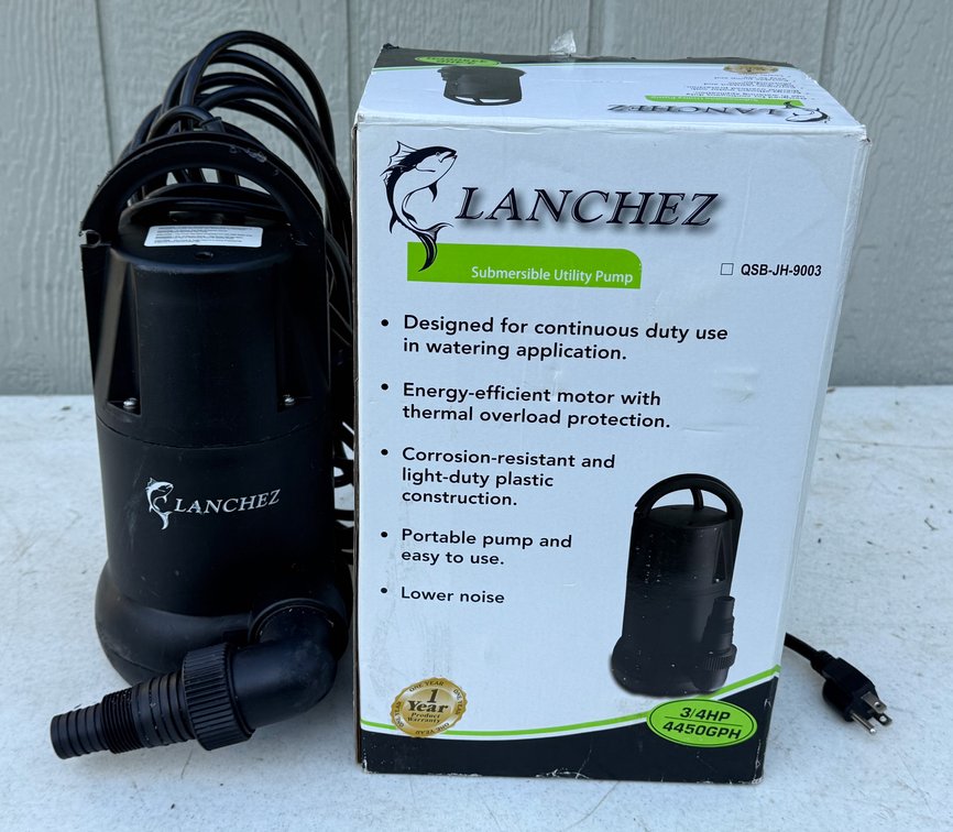 Lanchez Submersible Utility Pump