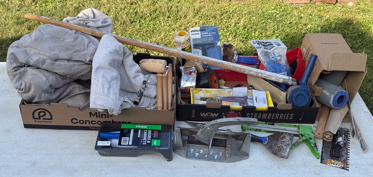 Assorted Painting and Related Supplies
