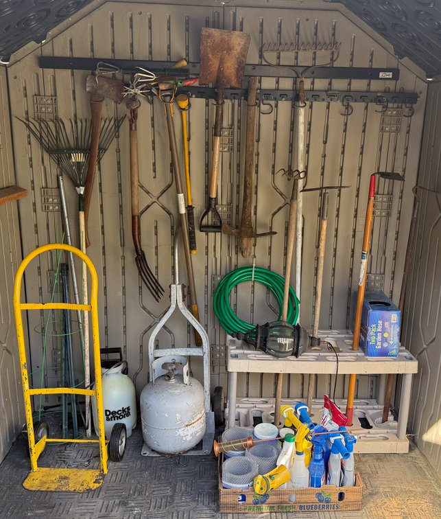 Large Assortment of Yard, Garden, and Hand Tools