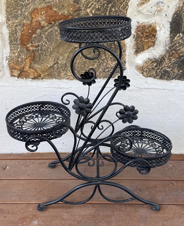 Three Tier Decorative Metal Plant Stand