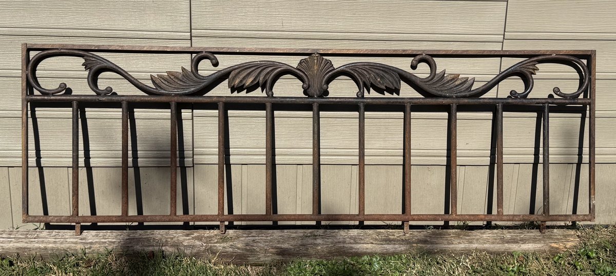 Wrought Iron Garden Rail