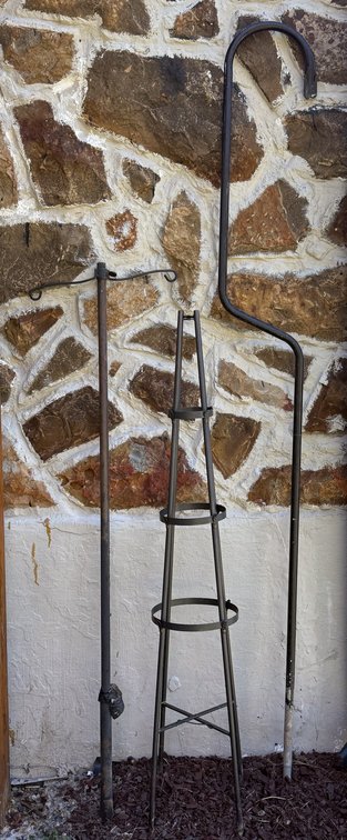 Three Metal Garden Accessories