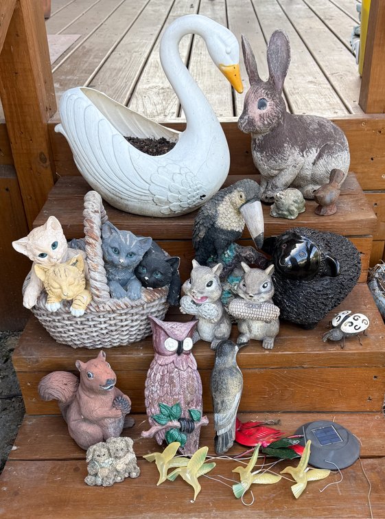 Animals and Bird Themed Garden Figurines