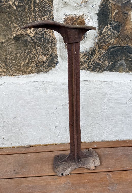 Vintage Cast Iron Cobbler Shoe Stand