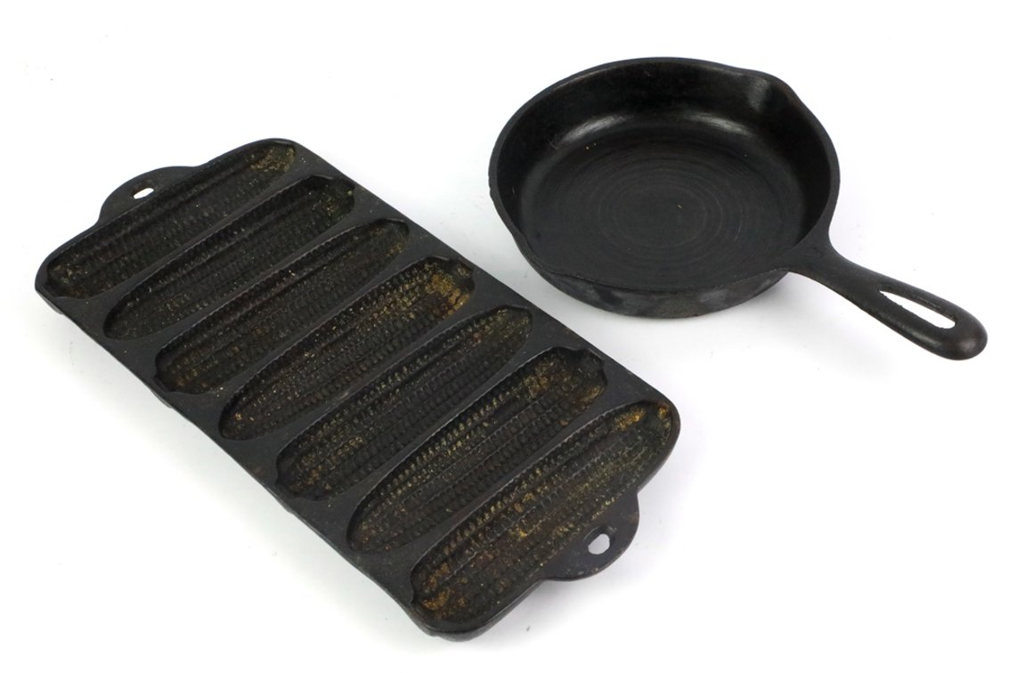 Two Wagner Cast Iron Pieces