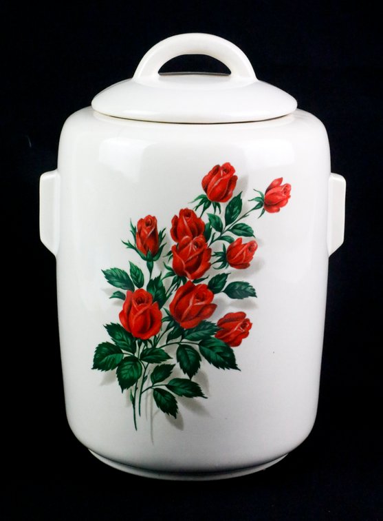 McCoy Rose Cookie Jar