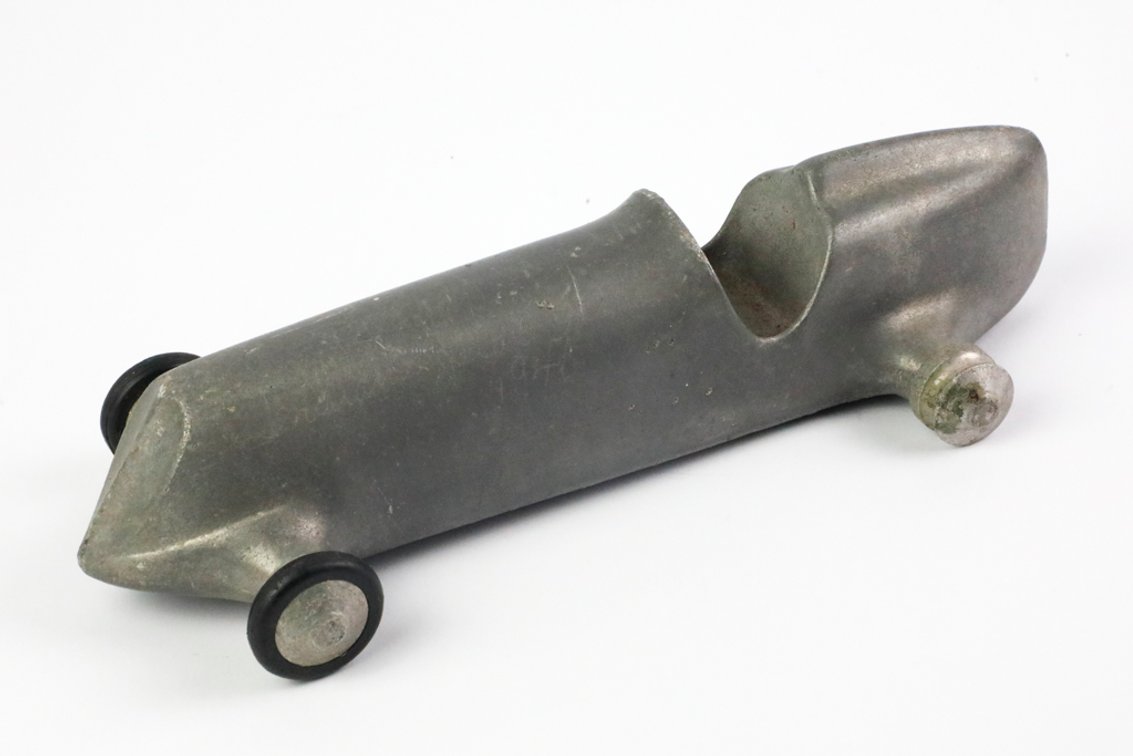 Cast Aluminum Toy Race Car