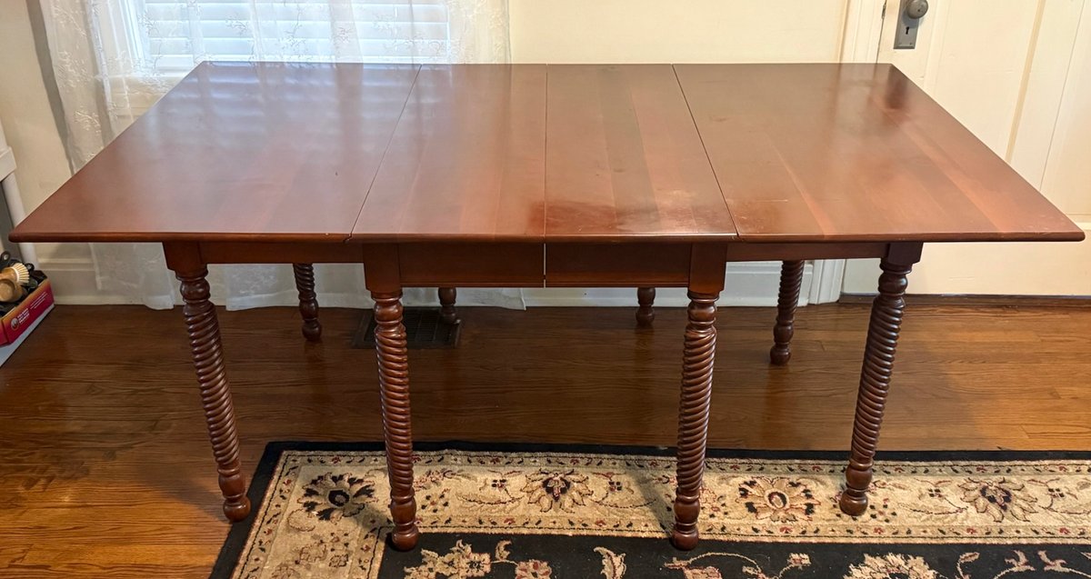 Willett Solid Cherry Double Drop Leaf Table