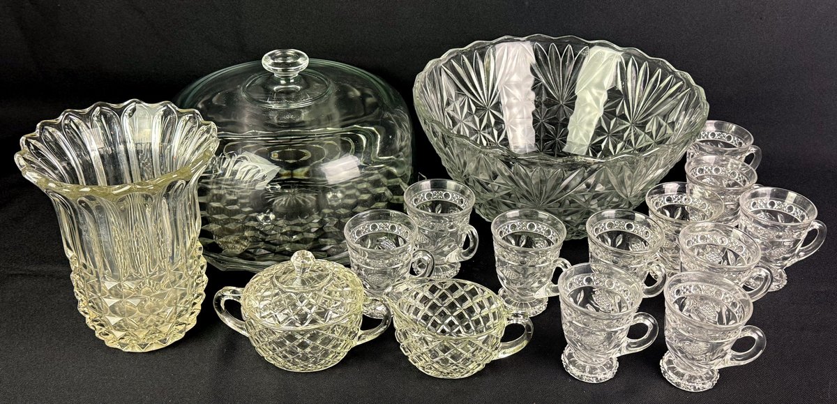 Clear Glass Hostess Ware