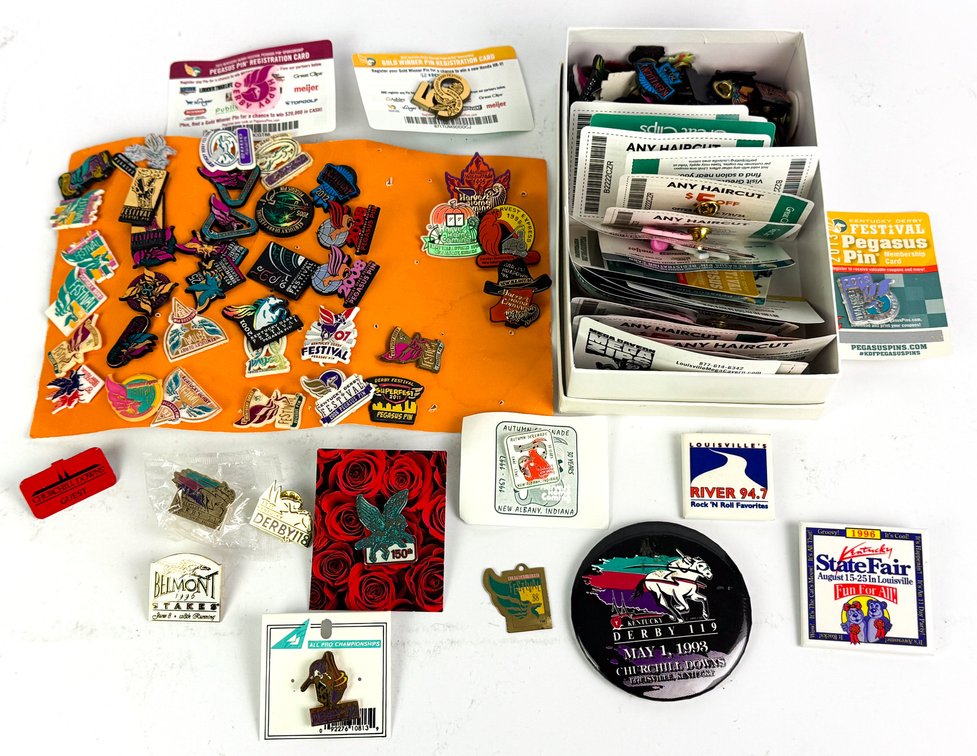 Derby Pegasus Pin Collection
