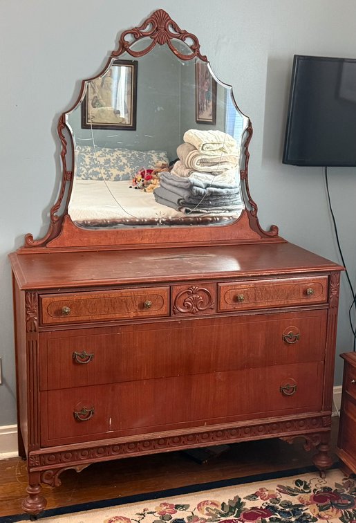 Circa 1920s Mahogany Finish Dresser