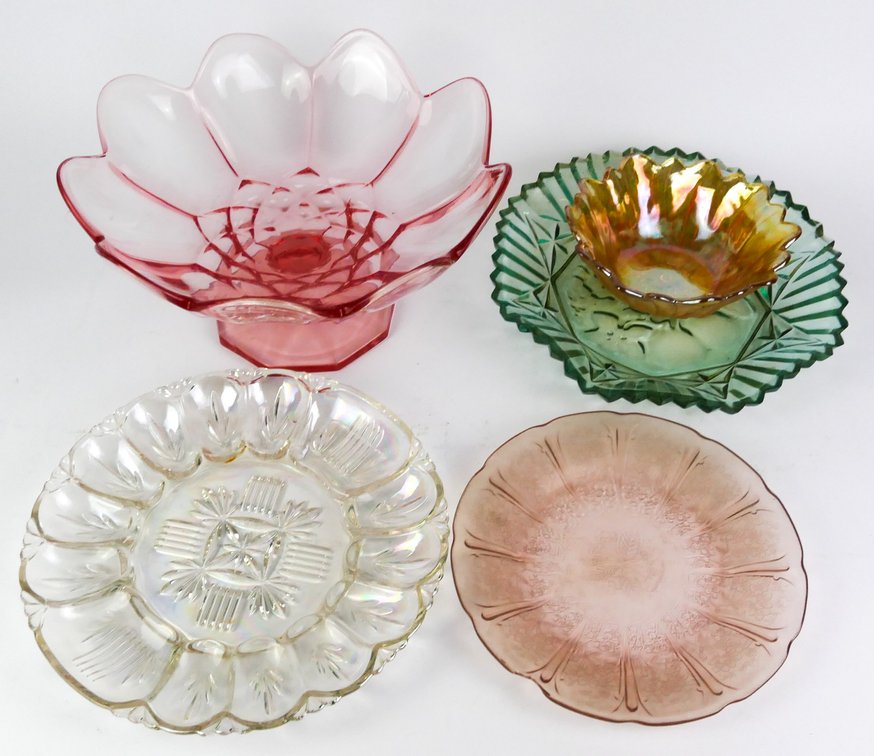 Colorful Glassware Assortment