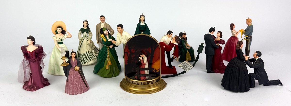 Hallmark Keepsake Gone with the Wind Plastic Ornaments