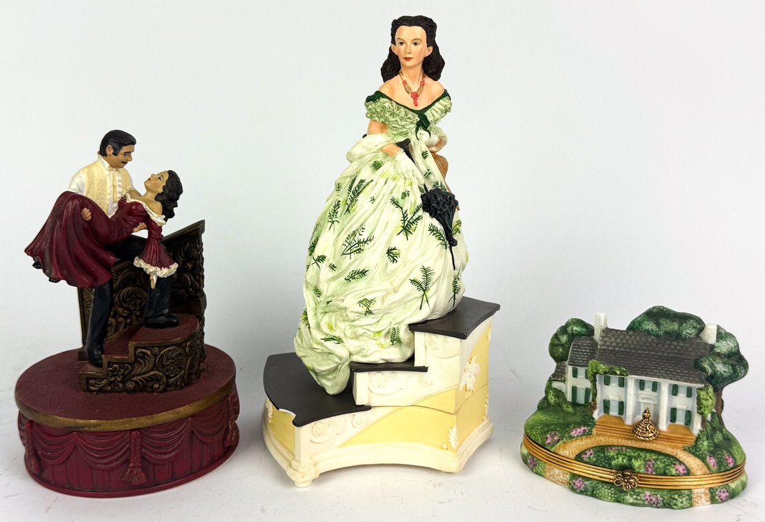 Gone with the Wind Trinket Boxes and Music Boxes