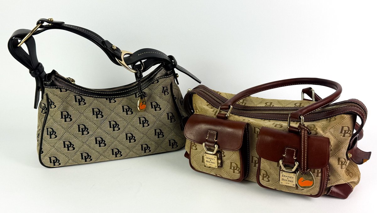Two Dooney & Bourke Monogram Purses