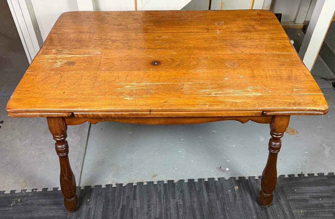 English Inspired Draw Leaf Kitchen Table