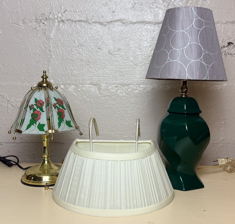 Three Accent Lamps
