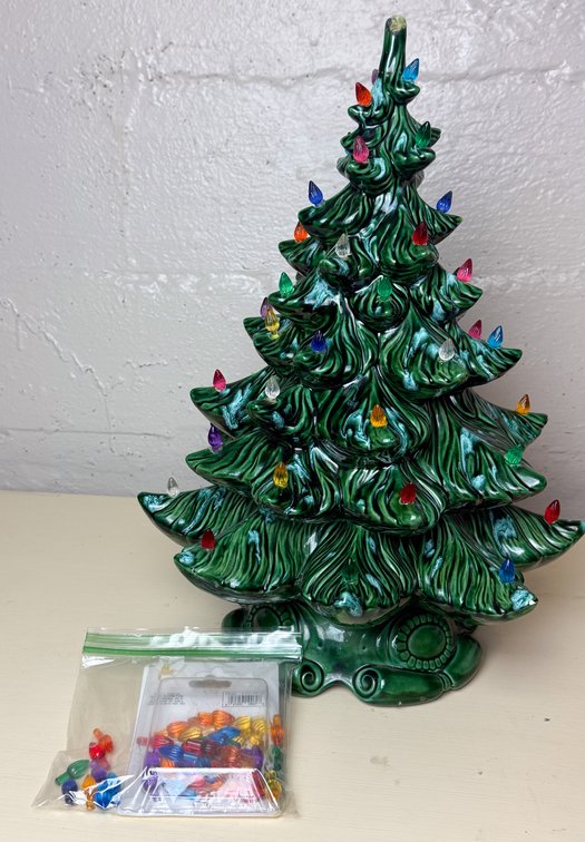 Vintage Ceramic Christmas Tree