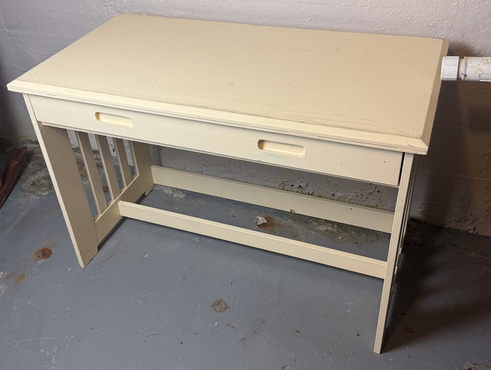 Painted Oak Mission Style Desk
