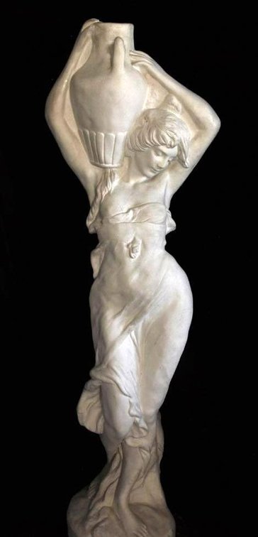 Woman with Water Jug Statue