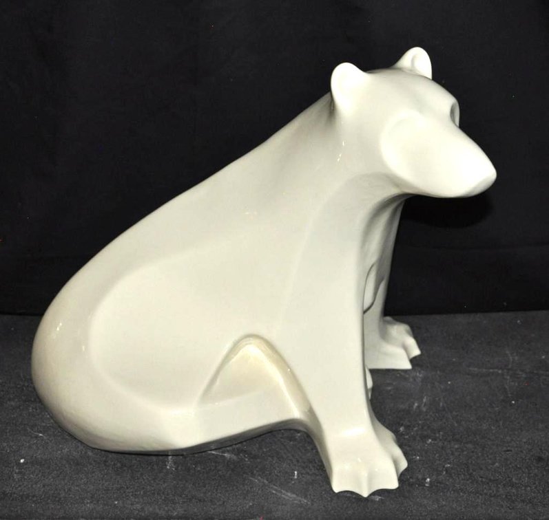 Ceramic Sitting Polar Bear