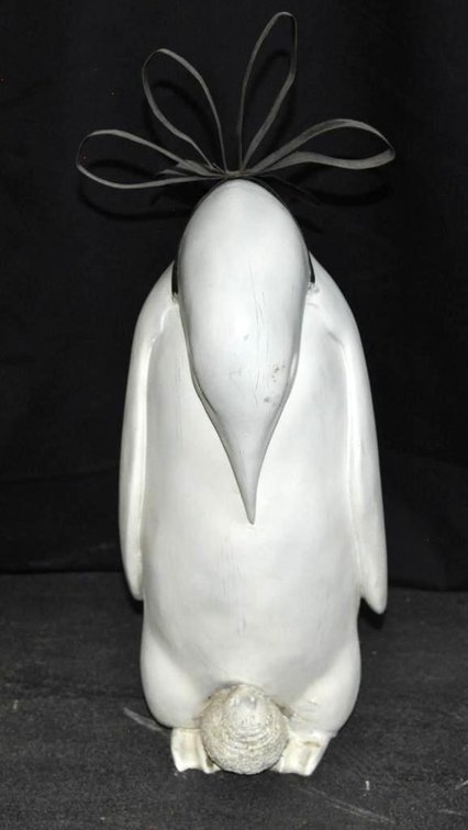 Penguin with Chick Statue