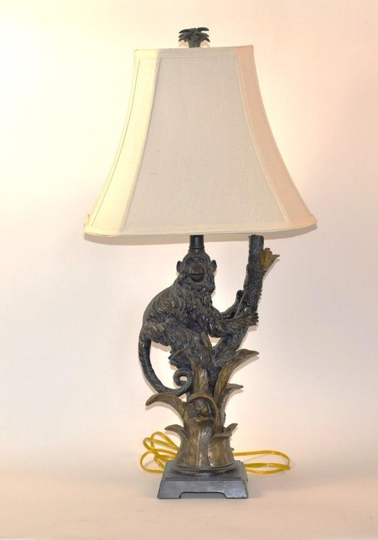 Berman Table Lamp Monkey Climbing a Tree