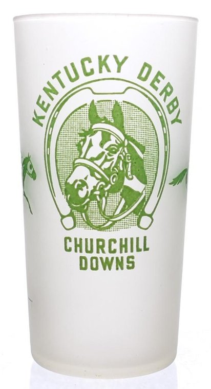1948 Clear Bottom Derby Glass