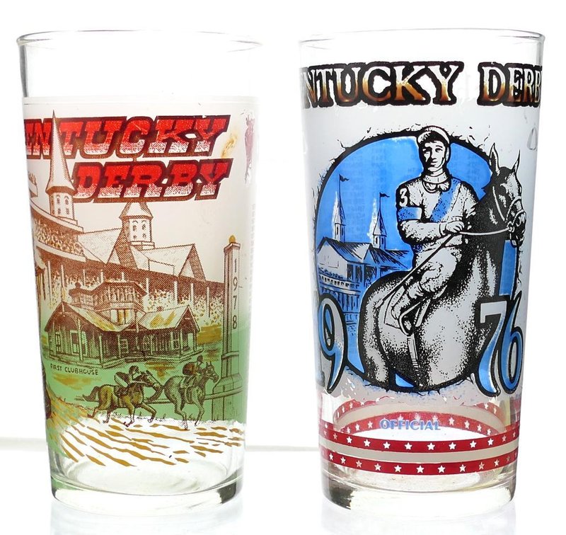 1976 & 1978 Derby Glasses