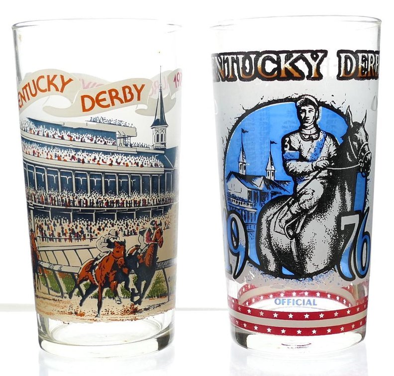 1976 & 1979 Derby Glasses