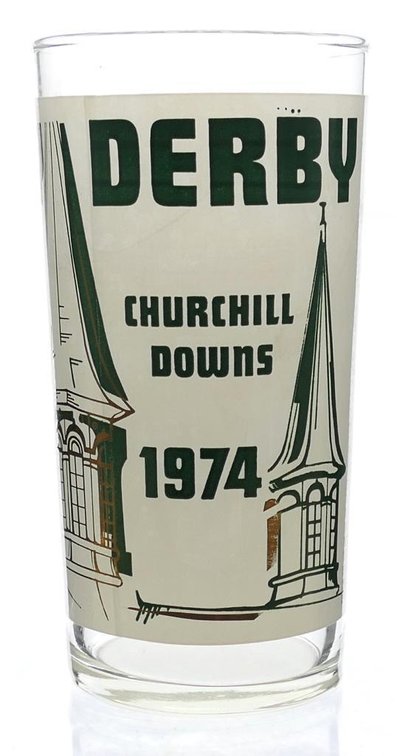 Churchill Downs 1974 Glass