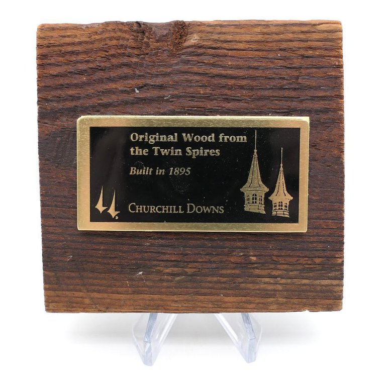 Twin Spires Historic Memento Plaque