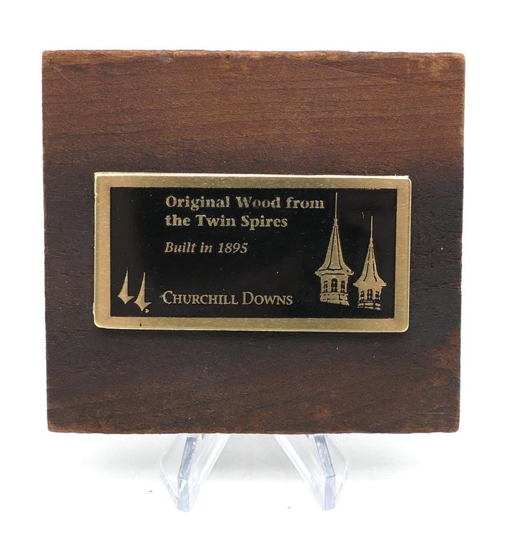 Twin Spires Historic Memento Plaque