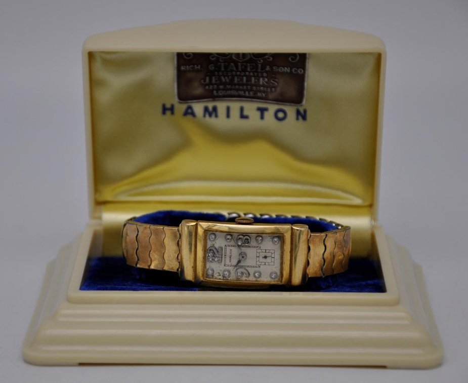 Hamilton 14kt Diamond Watch