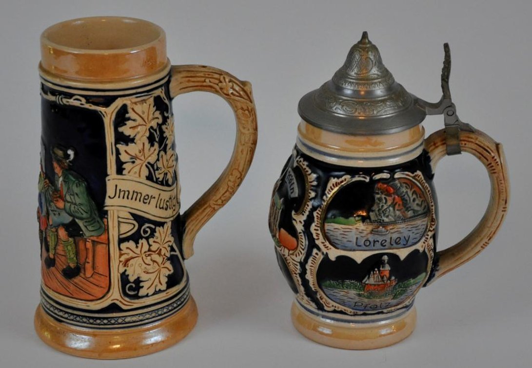Two German Steins