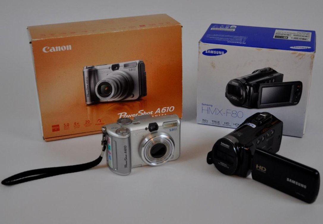 Digital Camcorder and Power Shot A610