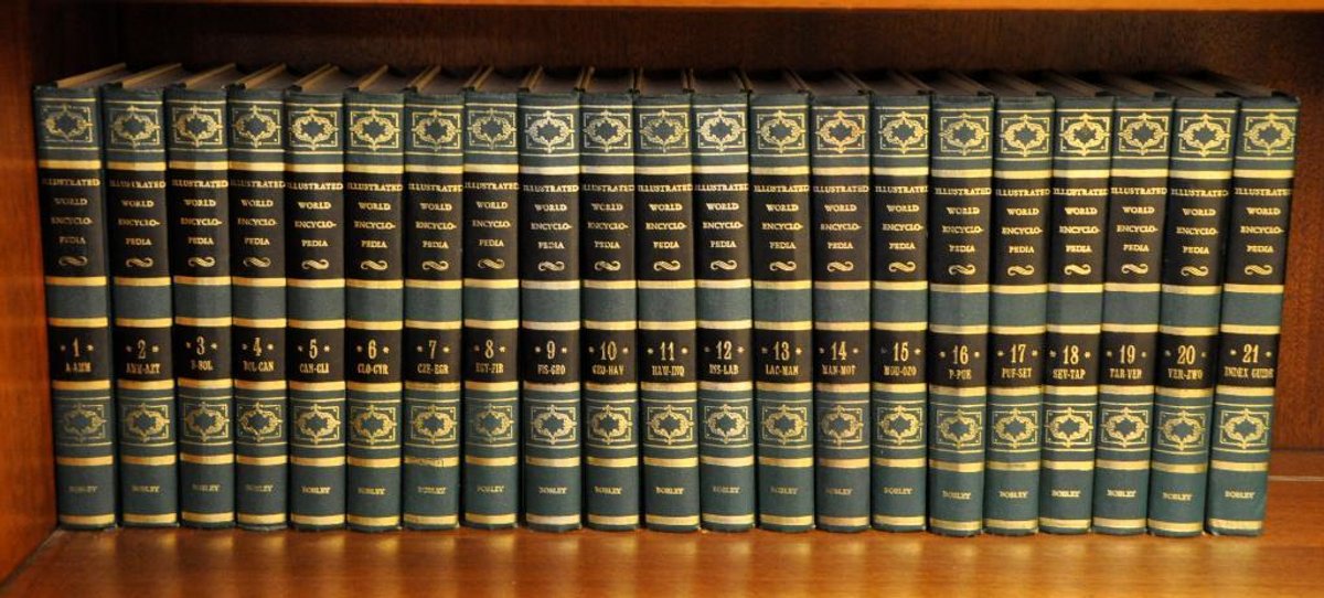 20 Volume Illustrated World Encyclopedia