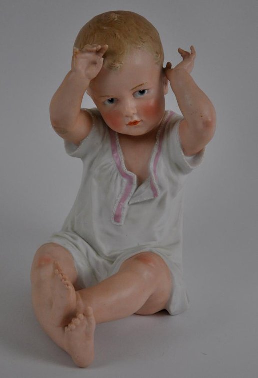 Antique Bisque Gebruder Piano Baby Figure
