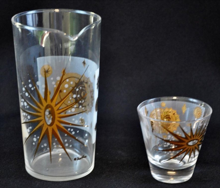 Fred Press Mid-Century Modern Cocktail Pitcher
