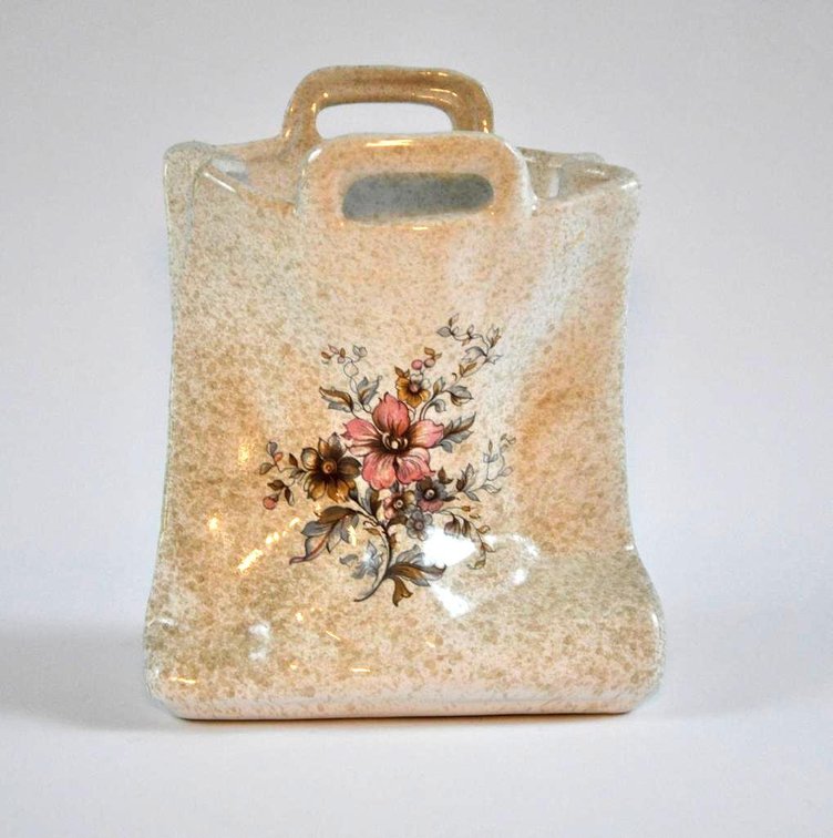 Handarbeid Pottery Handbag Sculpture