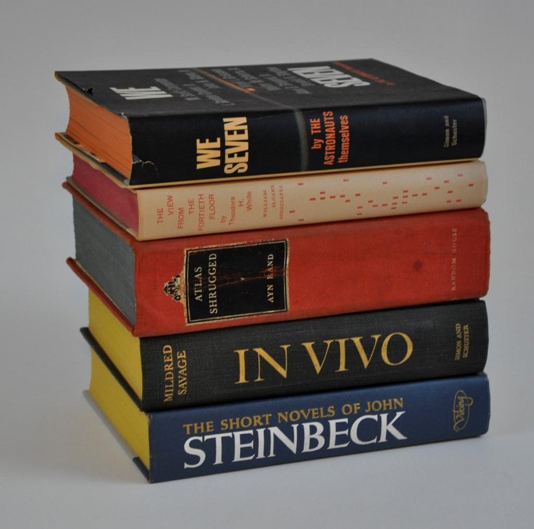 Five Hardcover Books