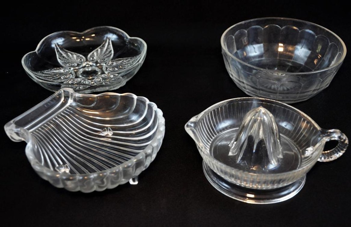 Clear Pressed Glass Items